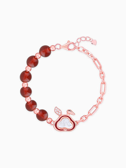 Rose Gold Bunny Kids Bracelet (0 - 2 Years)