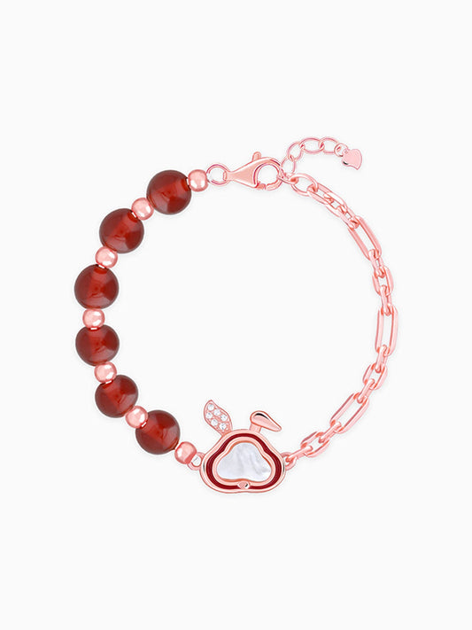 Rose Gold Bunny Kids Bracelet (0 - 2 Years)