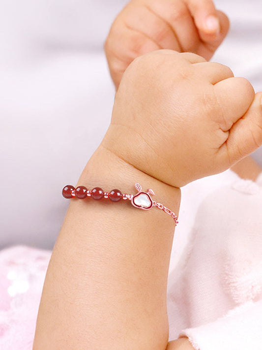 Rose Gold Bunny Kids Bracelet (0 - 2 Years)