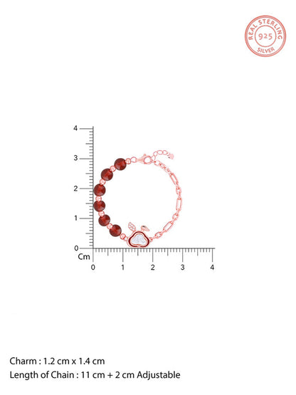 Rose Gold Bunny Kids Bracelet (0 - 2 Years)