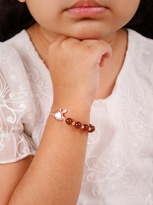 Rose Gold Bunny Kids Bracelet (2 - 8 Years)