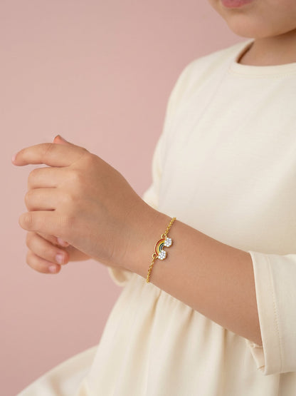 Golden Rainbow Kids Bracelet (0 - 2 Years)