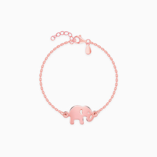 Rose Gold Jumbo Elephant Kid's Bracelet (0 - 2 Years)
