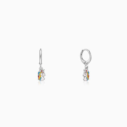 Silver Dream Unicorn Kids Earrings