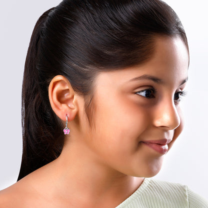 Silver Magical Butterfly Kids Earrings