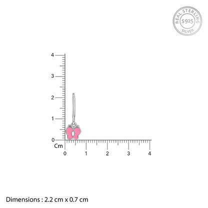 Silver Magical Butterfly Kids Earrings