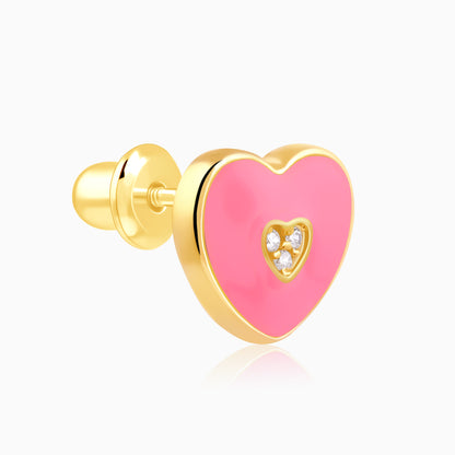 Golden Heartie Kids Studs