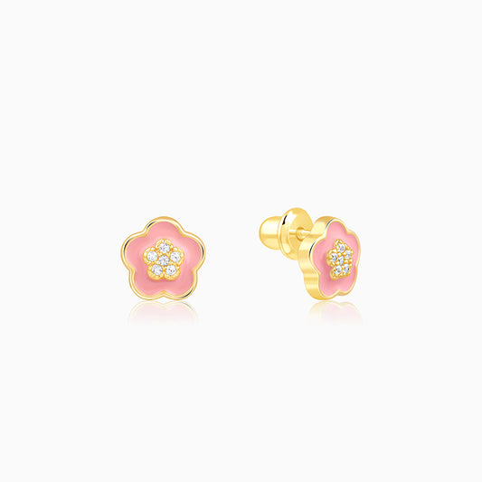 Silver Blush Pixie Kids Studs