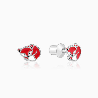 Silver Foxy Kids Studs