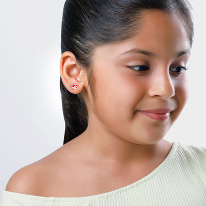 Silver Foxy Kids Studs