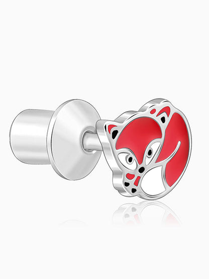 Silver Foxy Kids Studs