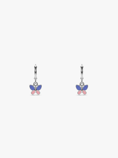 Silver Winglet Kids Earrings