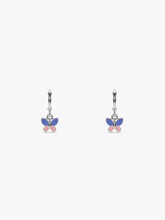 Silver Winglet Kids Earrings