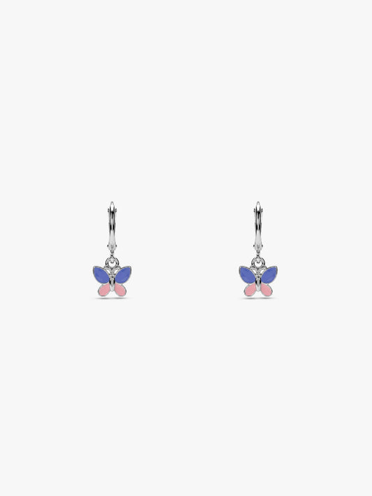 Silver Winglet Kids Earrings