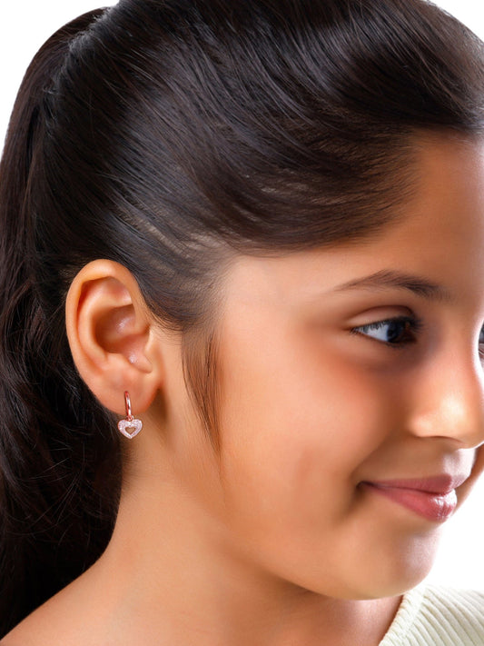 Rose Gold Forever Beat Kids Earrings