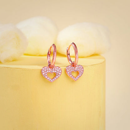 Rose Gold Forever Beat Kids Earrings