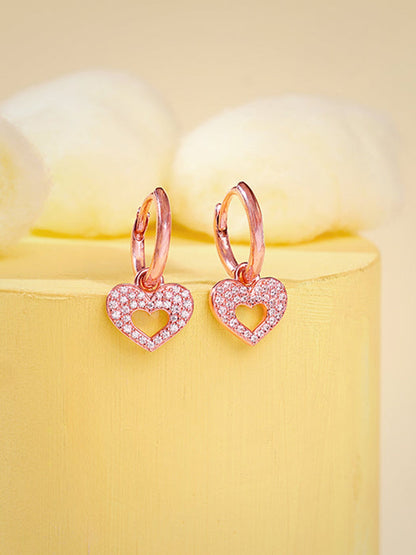 Rose Gold Forever Beat Kids Earrings
