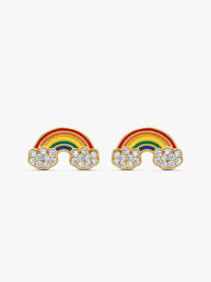 Golden Rainbow Kids Studs
