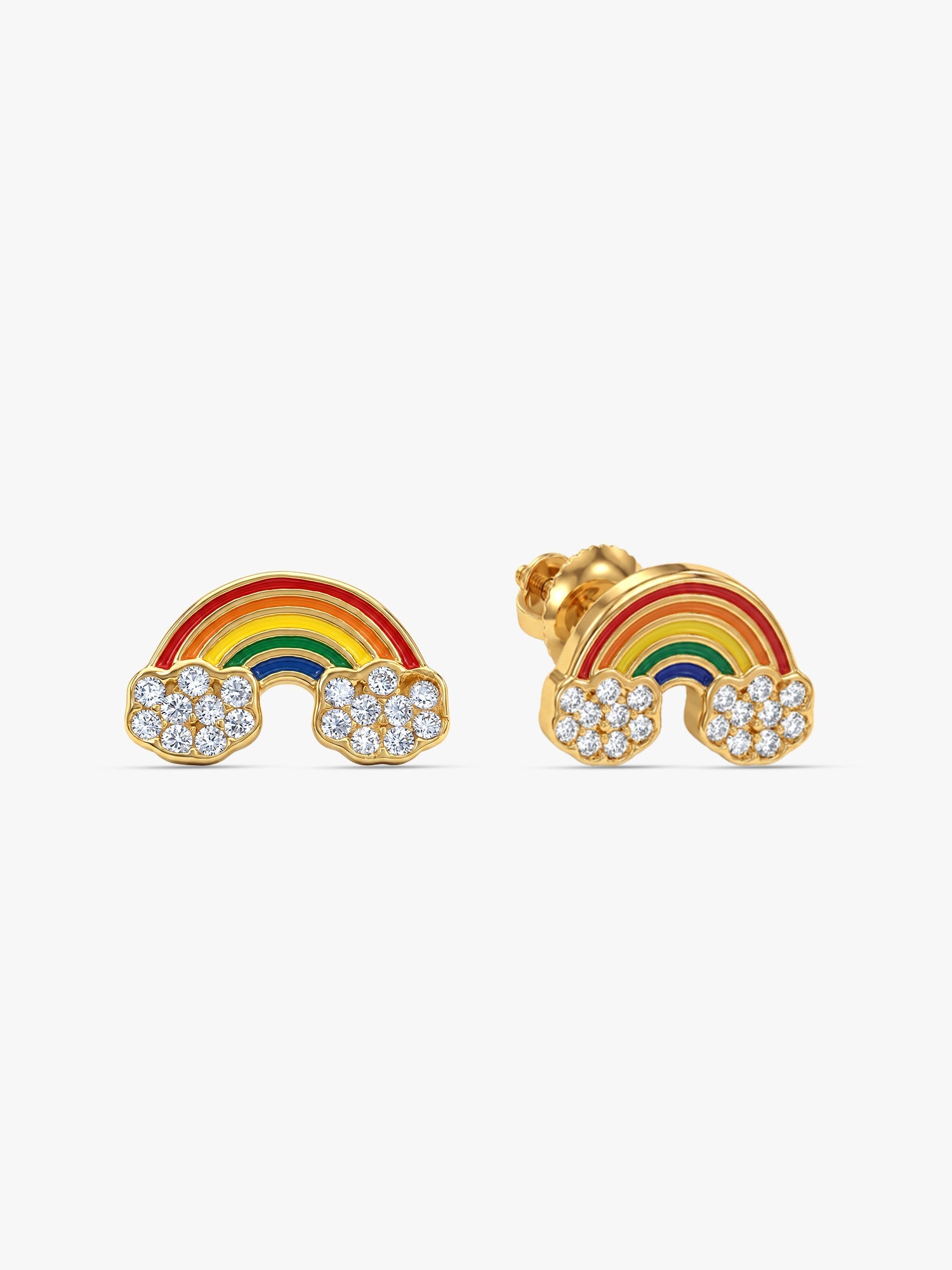 Golden Rainbow Kids Studs