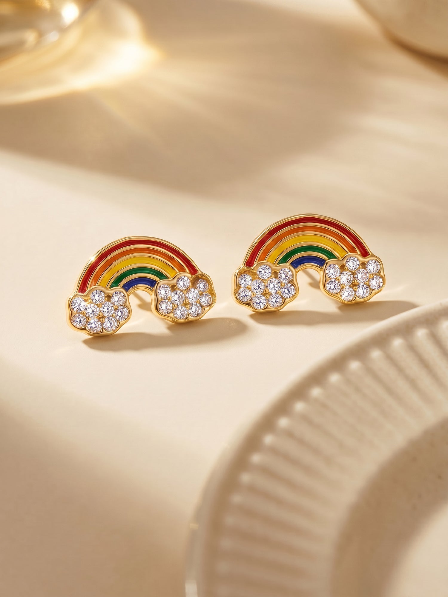 Golden Rainbow Kids Studs