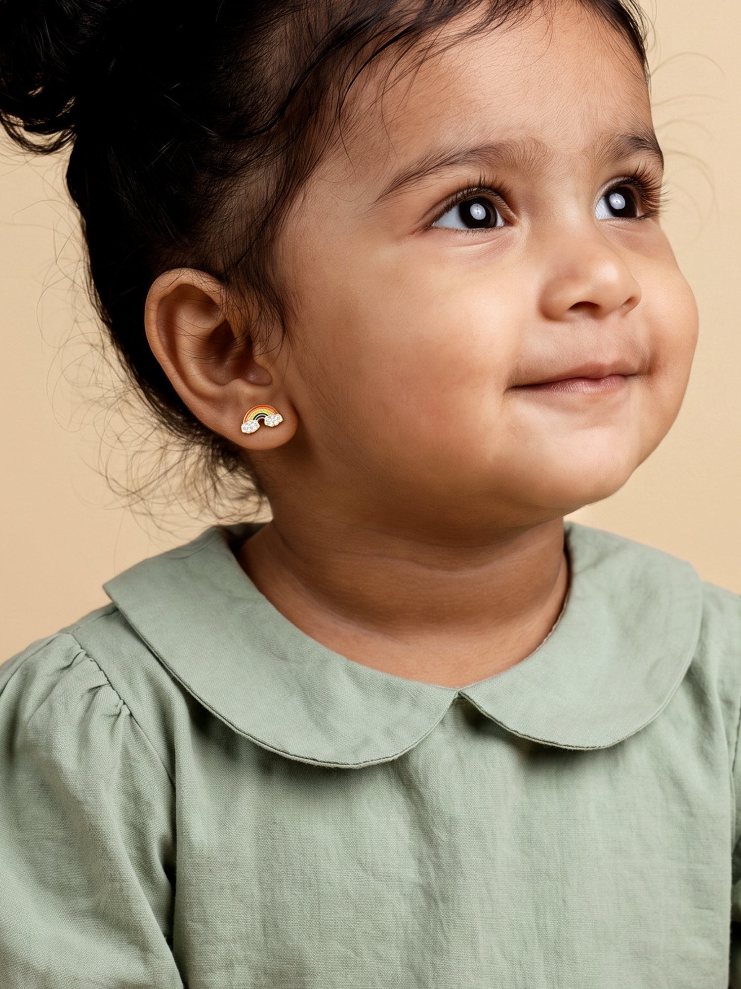 Golden Rainbow Kids Studs