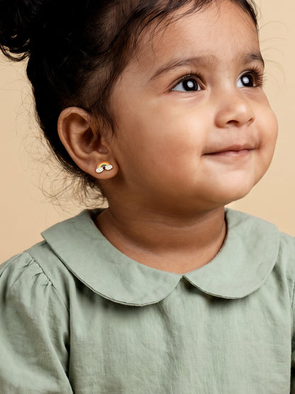 Golden Rainbow Kids Studs