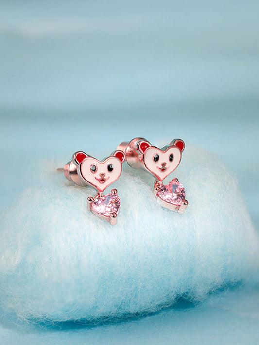 Rose Gold Joyful Boo Earrings