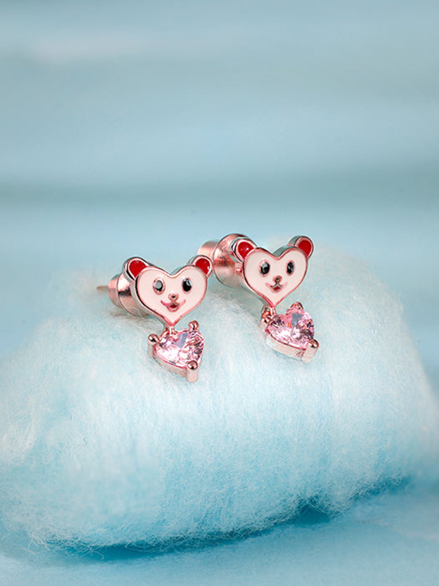Rose Gold Joyful Boo Earrings