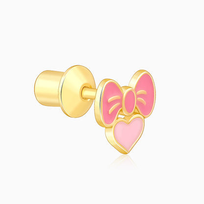 Golden Pookie Love Kids Studs