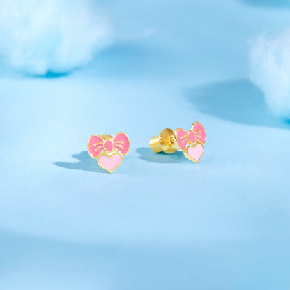 Golden Pookie Love Kids Studs