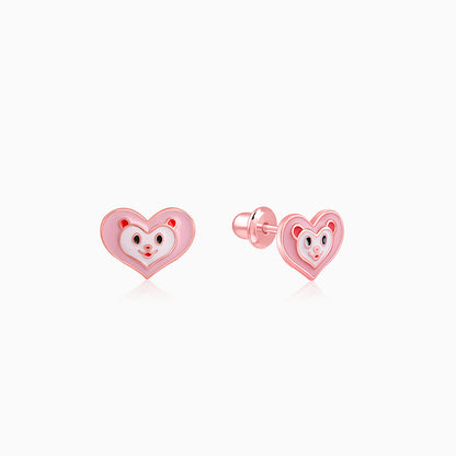 Rose Gold GIVA Boo Kids Studs