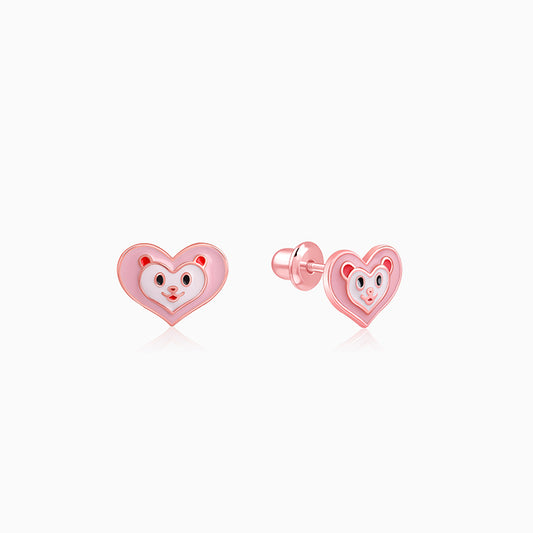 Rose Gold GIVA Boo Kids Studs