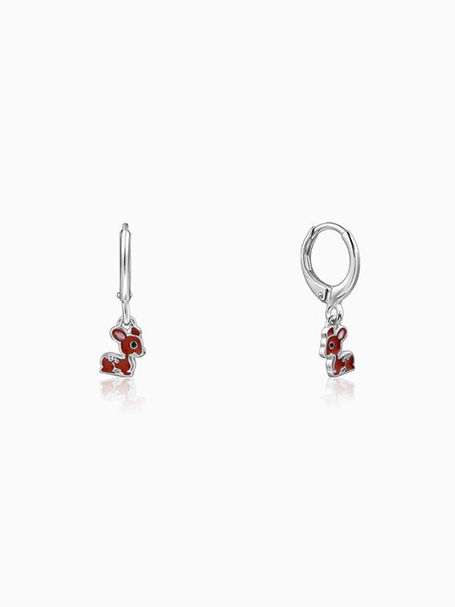 Silver Bamby Kids Hoop Earrings