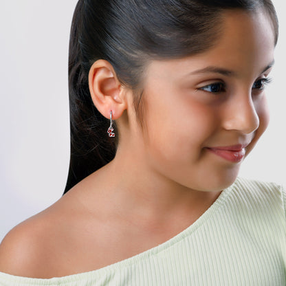 Silver Bamby Kids Hoop Earrings