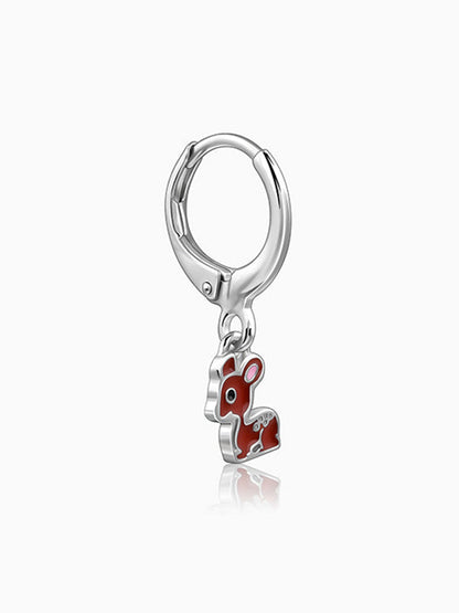 Silver Bamby Kids Hoop Earrings