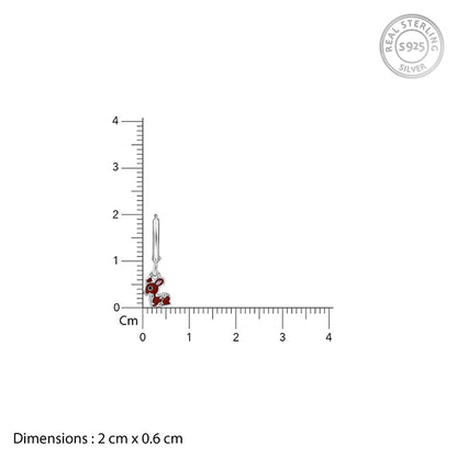 Silver Bamby Kids Hoop Earrings