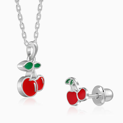 Silver Cherry Kids Set