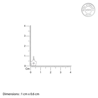 Silver Snow Pixie Kids Pendant with Link Chain