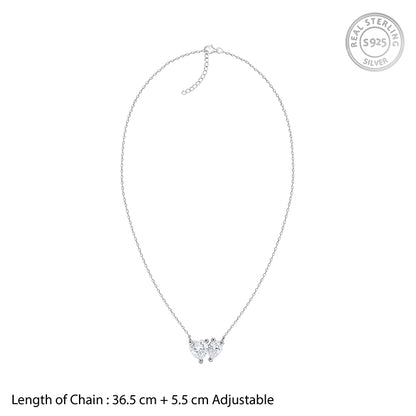 Silver Star Glow Kids Pendant with Link Chain