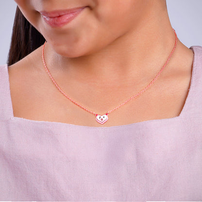 Rose Gold GIVA Boo Kids Necklace