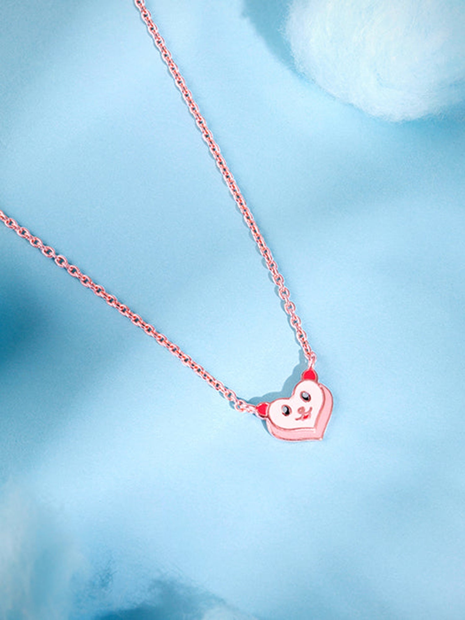 Rose Gold GIVA Boo Kids Necklace