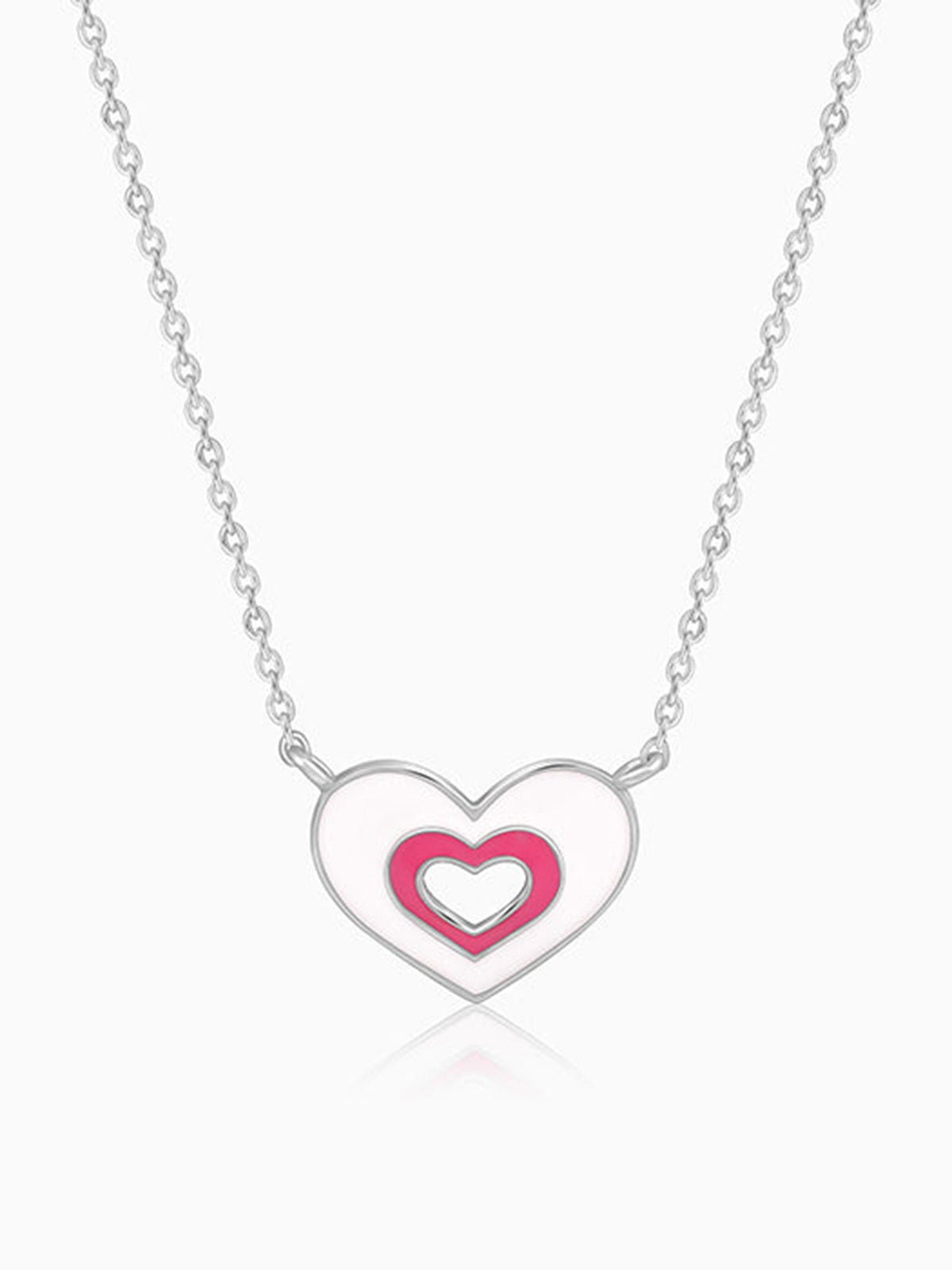 Silver HeartyPie Kids Necklace