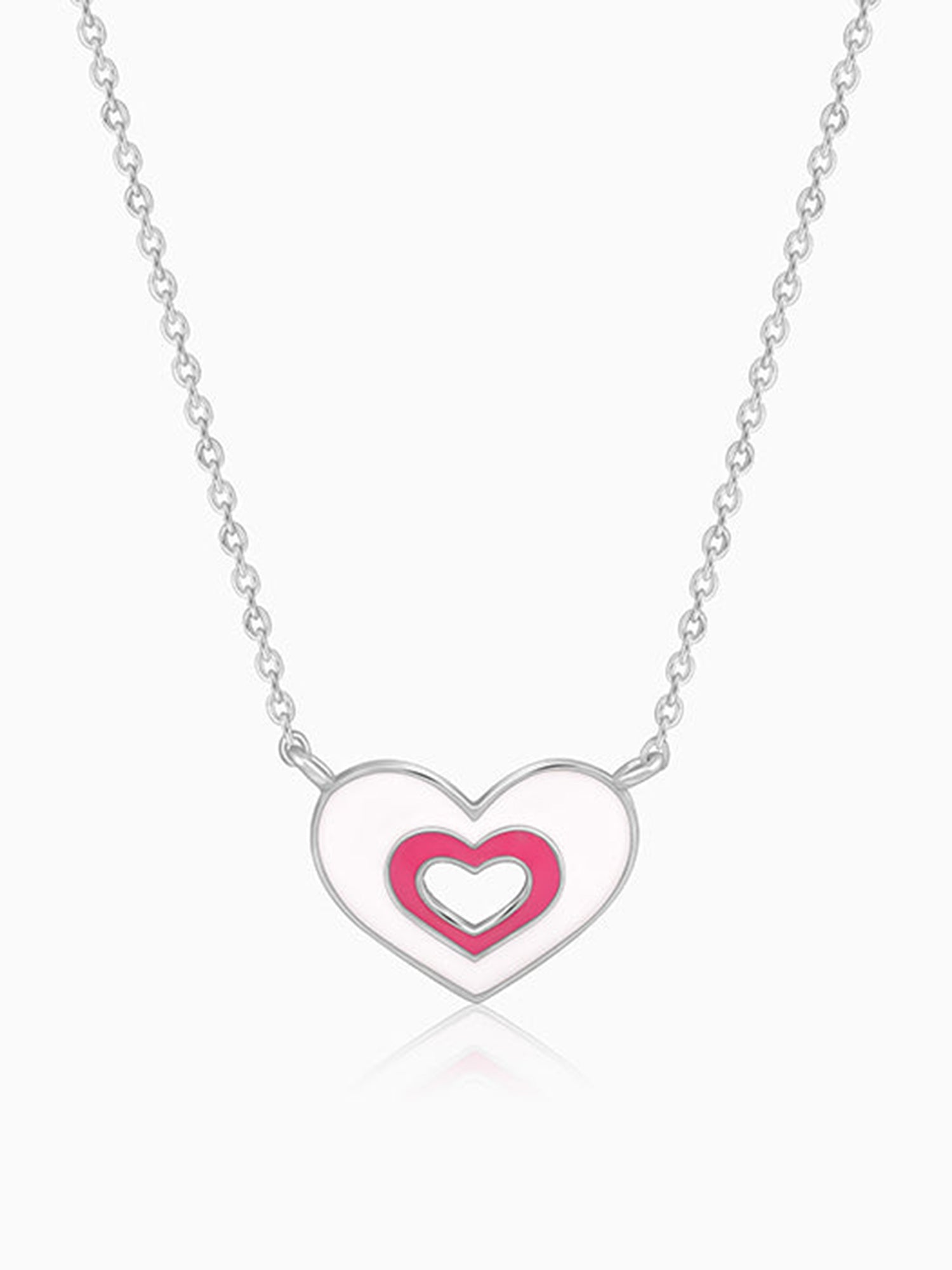 Silver HeartyPie Kids Necklace