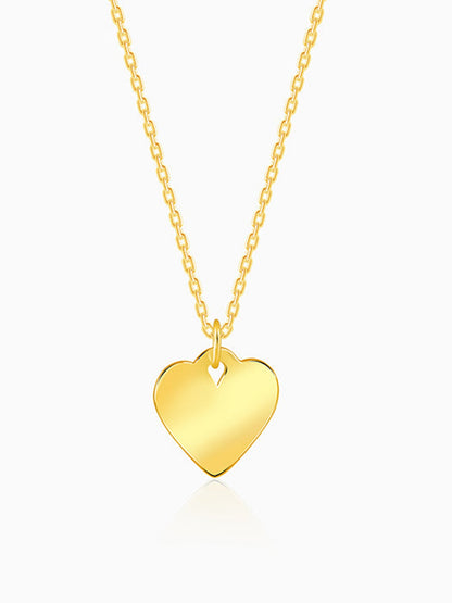 Golden Cutie Love Pendant With Link Chain