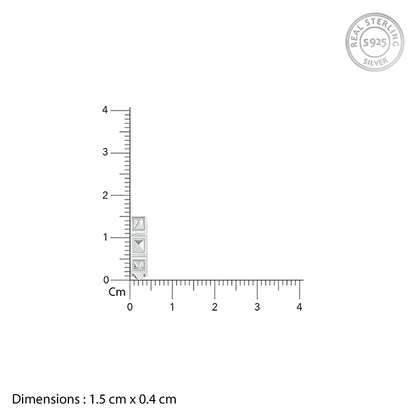 Silver Spike Hoop Earring For Him