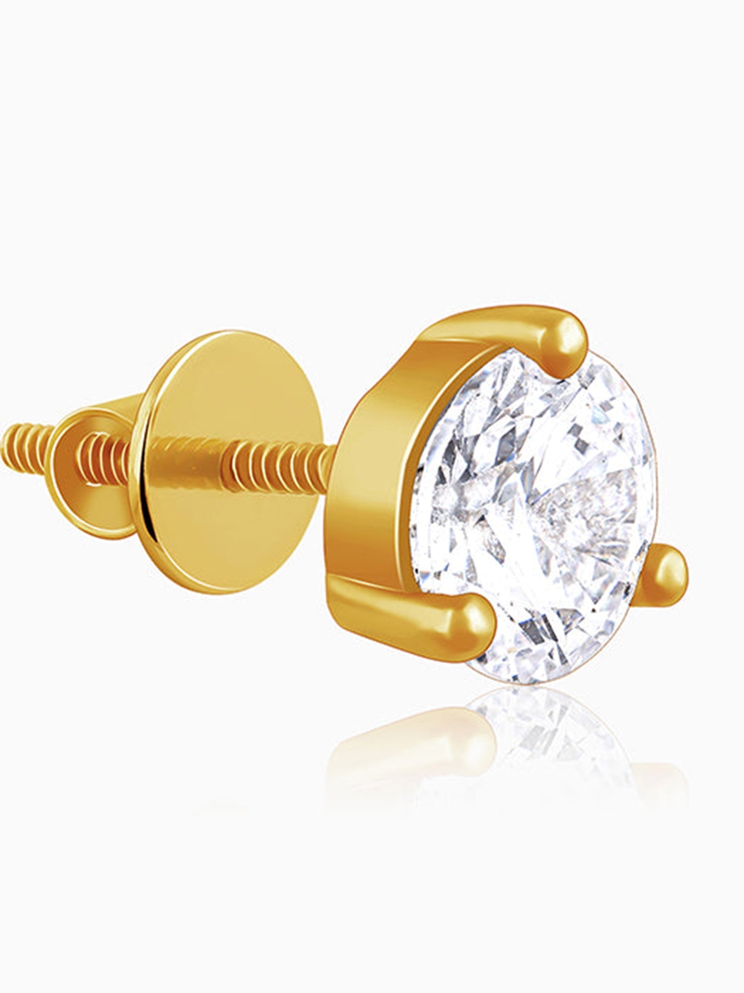 Golden Glint Stud For Him