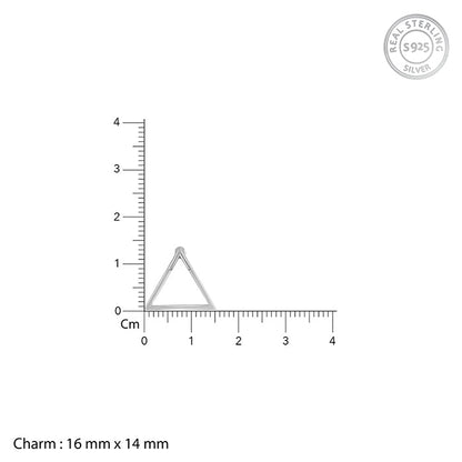 Silver Prism Stud For Men