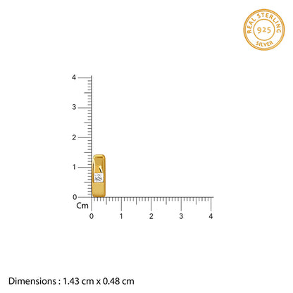 Golden Flux Hoop Earring For Him