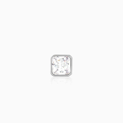 Silver Quadra Stud For Him