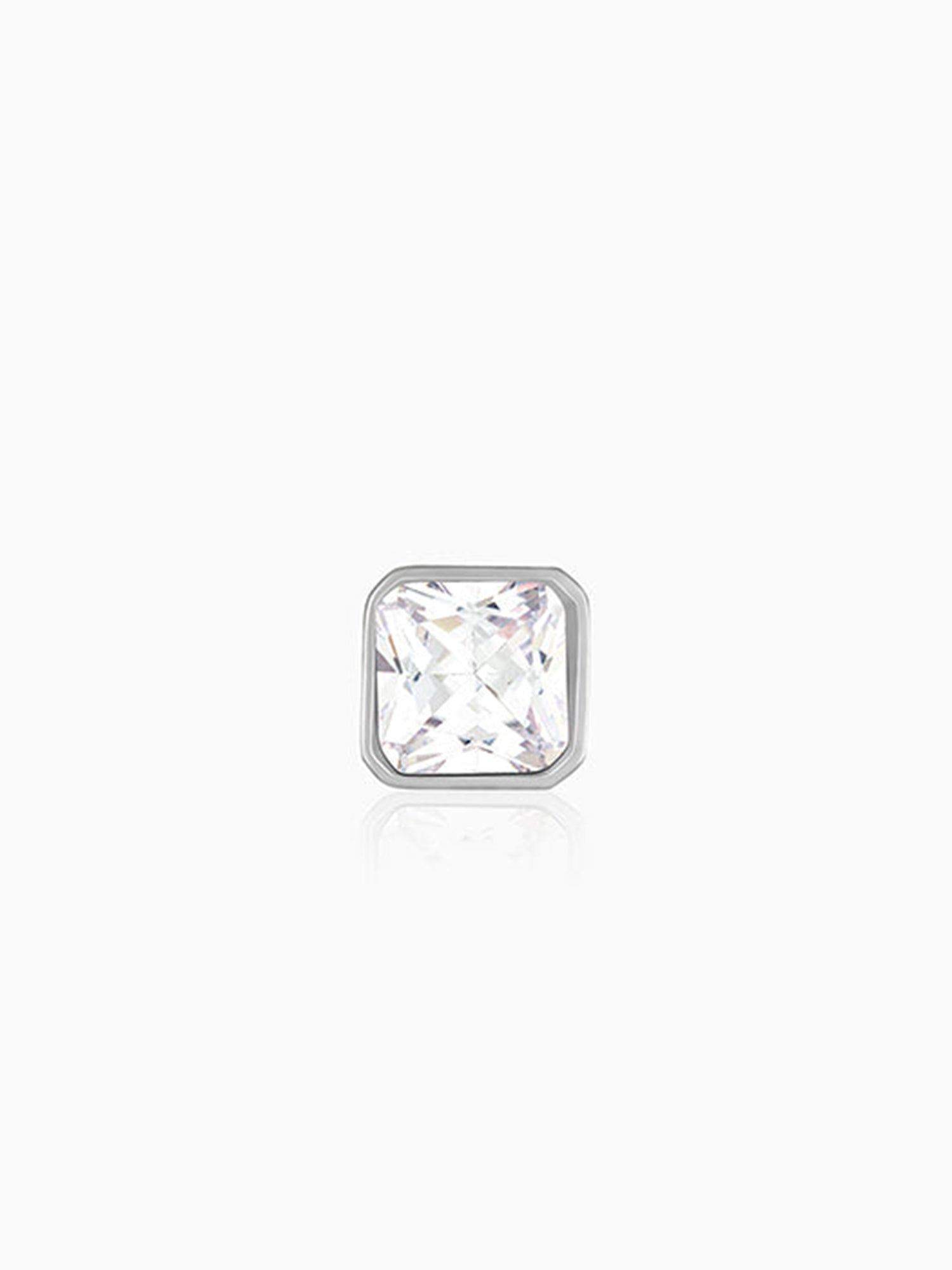 Silver Quadra Stud For Him